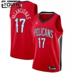 New Orleans Pelicans Trikot jonas valanciunas 17 Jordan 2022-23 Statement Edition Rot Swingman - Kinder